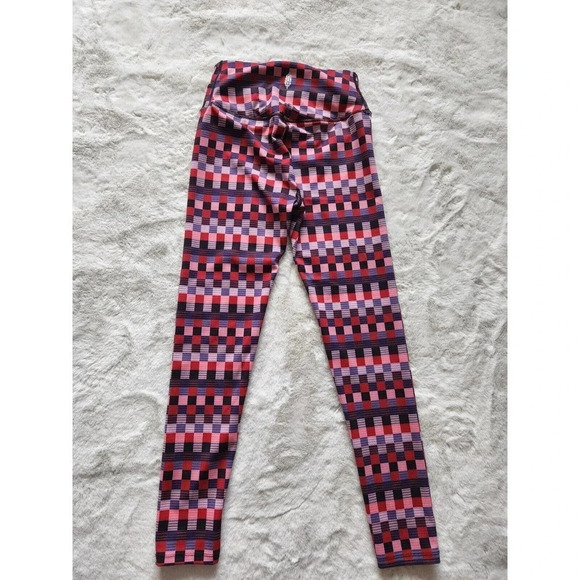 NWOT Free People FP Movement Ashford Lose Control Leggings Size XS Plaid - Picture 12 of 13